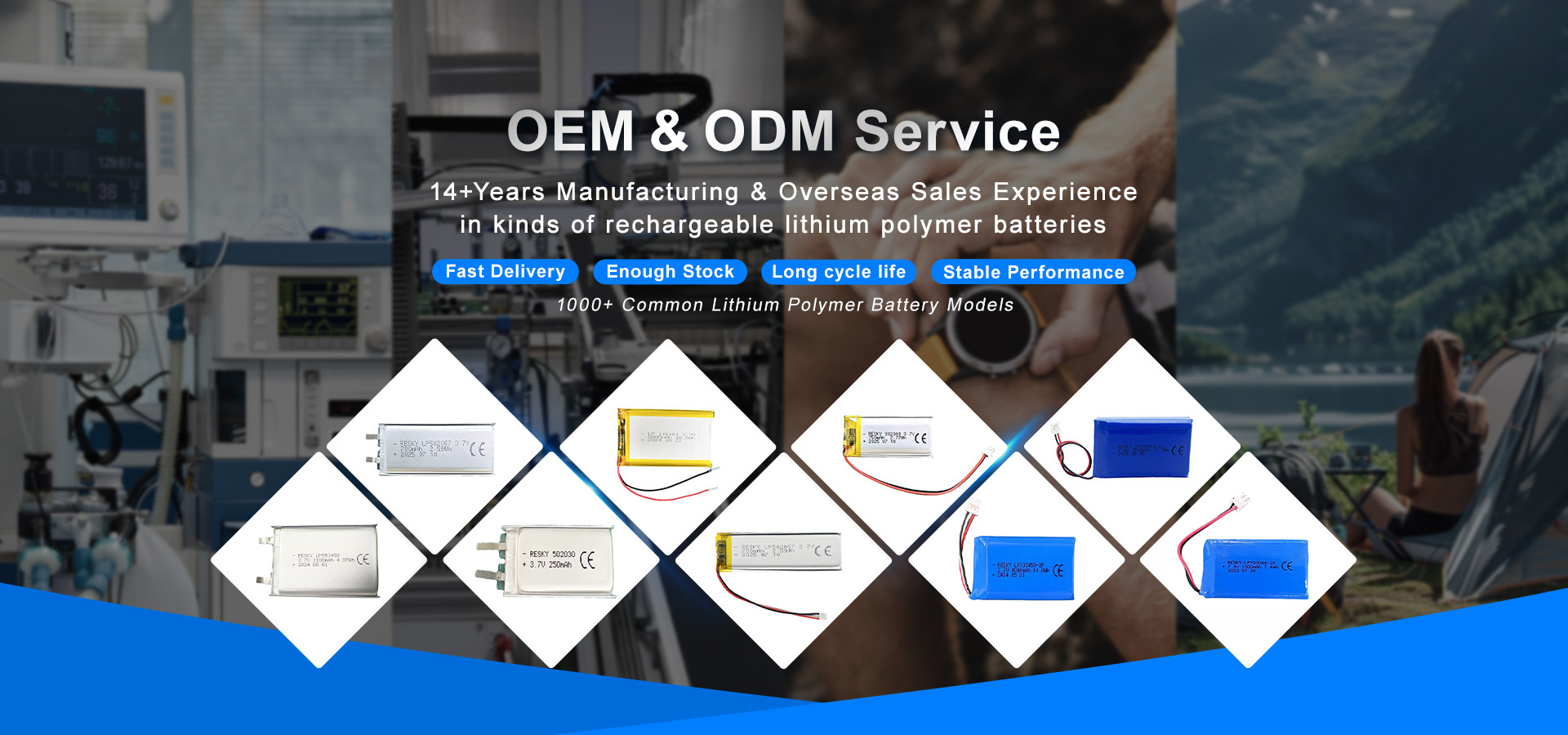 গুণ লিথিয়াম পলিমার ব্যাটারি সেল কারখানা