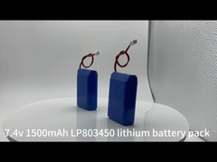 লি পলিমার ব্যাটারি 803450-2s 7.4v 1500mAh ব্যাটারি প্যাক