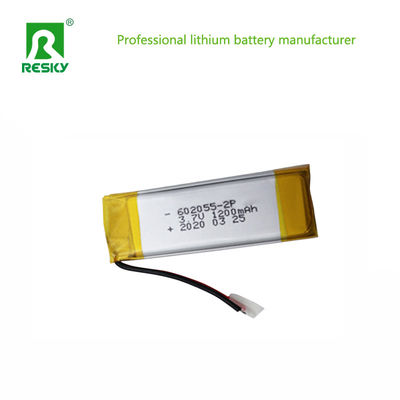 কেনা কাস্টম লিপো ব্যাটারি প্যাক 602055 3.7V 2P 600mAh 1200mAh মেডিকেল ডিভাইসের জন্য online manufacture