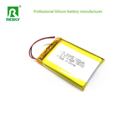 কেনা সৌর লিথিয়াম পলিমার ব্যাটারি সেল 603450 3.7v 1200mAh পোর্টেবল জিপিএসের জন্য online manufacture