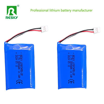 কেনা রিচার্জযোগ্য লিপো লি পলিমার সেল 803450 3.7V 1500mAh 5.5wh online manufacture