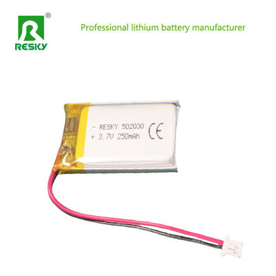 কেনা লিথিয়াম পলিমার লিপো ব্যাটারি সেল 502030 3.7v 250mAh ব্লুটুথ স্পিকার জন্য online manufacture