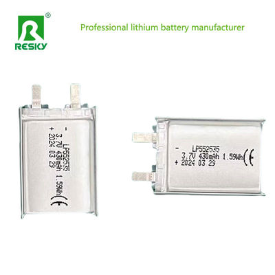 কেনা কাস্টমাইজড লিপো ব্যাটারি সেল 552535 3.7V 430mAh 400mAh পাওয়ার online manufacture