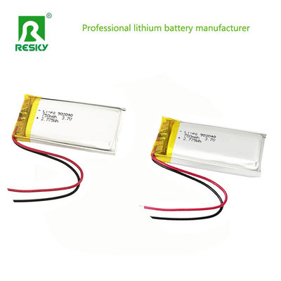 কেনা 750mAh 3.7V লিথিয়াম পলিমার ব্যাটারি সেল 9x20x40mm অনলাইনে উৎপাদন