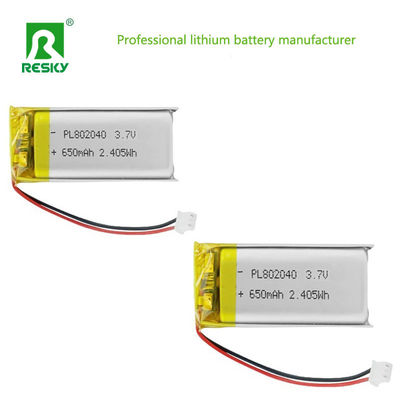কেনা Power Lithium Cell 802045 3.7V 750mAh Rechargeable Lithium Ion Polymer Battery For Smart Device অনলাইনে উৎপাদন