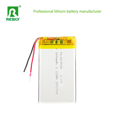 কেনা লিথিয়াম আয়ন পলিমার ব্যাটারি 403048 3.7V 600mAh 2.22wh লিপো ব্যাটারি সেল পেট জিপিএস ট্র্যাকারের জন্য অনলাইনে উৎপাদন