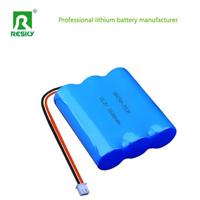 কেনা লিথিয়াম-আয়ন ব্যাটারি প্যাক 11.1V 3s 18650 2600mAh 28.86wh LED ল্যাম্পের জন্য রিচার্জেবল ব্যাটারি অনলাইনে উৎপাদন