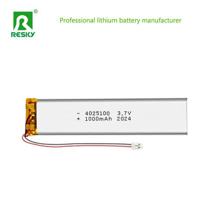 কেনা Rechargeable Lithium Ion Batteries 4025100 3.7v 1000mAh 3.7wh Li Polymer Battery Cell অনলাইনে উৎপাদন