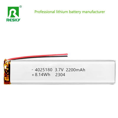 কেনা Lithium Ion Polymer Battery 4025180 3.7v 2200mAh 8.14wh Rechargeable Li-ion Battery Cell অনলাইনে উৎপাদন