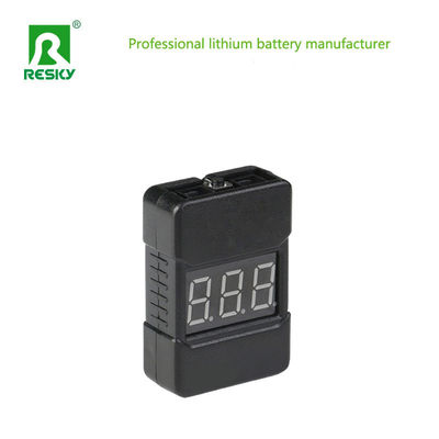 কেনা 1-8S Lithium RC Battery Pack 2 In 1 Low Voltage Alarm Buzzer Battery Indicator Displayer অনলাইনে উৎপাদন