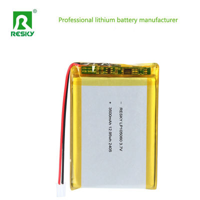 কেনা RESKY LP105060 3.7V 3500mAh 12.95wh Solar Power Lithium Battery Cell Rechargeable Batteries অনলাইনে উৎপাদন