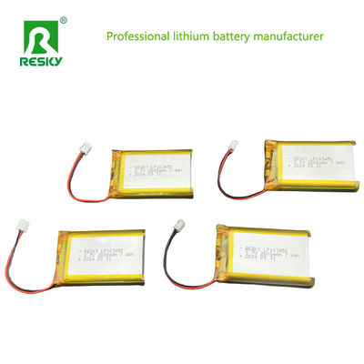 স্টোরেজ লিথিয়াম পলিমার ব্যাটারি সেল 103450 3.7V 1800mAh মেডিকেল ডিভাইসের জন্য