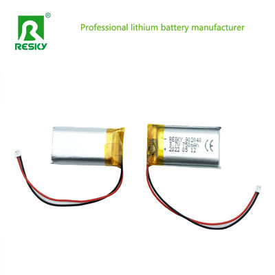 902040 102040 লিথিয়াম পলিমার সেল রিচার্জেবল 3.7V 750mAh সৌন্দর্য ডিভাইসের জন্য