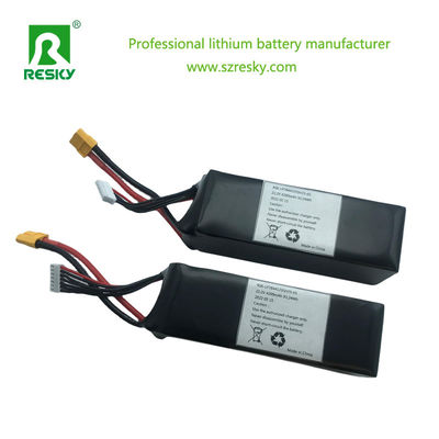 ইউএভি আরসি লিথিয়াম আয়ন ব্যাটারি 7545135 30c 4200mAh 22.2V পাওয়ার