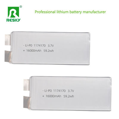 রিচার্জেবল ব্যাটারি 1174170 LP11074173 3.7v 16000mAh 10C RC ড্রোন পাওয়ার লিথিয়াম আয়ন ব্যাটারি প্যাক