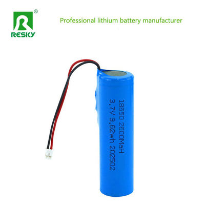 লিথিয়াম আইওন সেল 3.7V 4.2V 2600mAh লিথিয়াম আইওন রিচার্জেবল লিথিয়াম ব্যাটারি সেল পিসিএম সহ