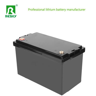 সৌরশক্তি সঞ্চয় করার জন্য রিচার্জযোগ্য 12.8V 100Ah লাইফপো4 লিথিয়াম আয়রন ফসফেট ব্যাটারি প্যাক