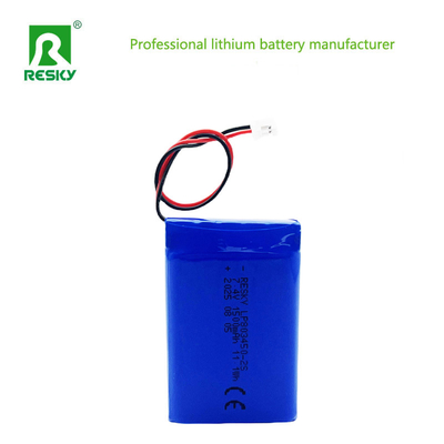 পাওয়ার লিথিয়াম পলিমার ব্যাটারি প্যাক 803450 2S 7.4V 1500mAh 11.1wh রিচার্জেবল লিথিয়াম আয়ন সেল