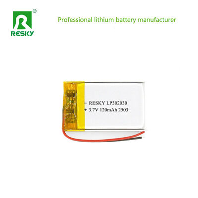 রিচার্জেবল লিথিয়াম সেল 302030 3.7V 120mAh পাওয়ার Li-ion Li-polymer ব্যাটারি প্যাক রেকর্ড পেন এর জন্য